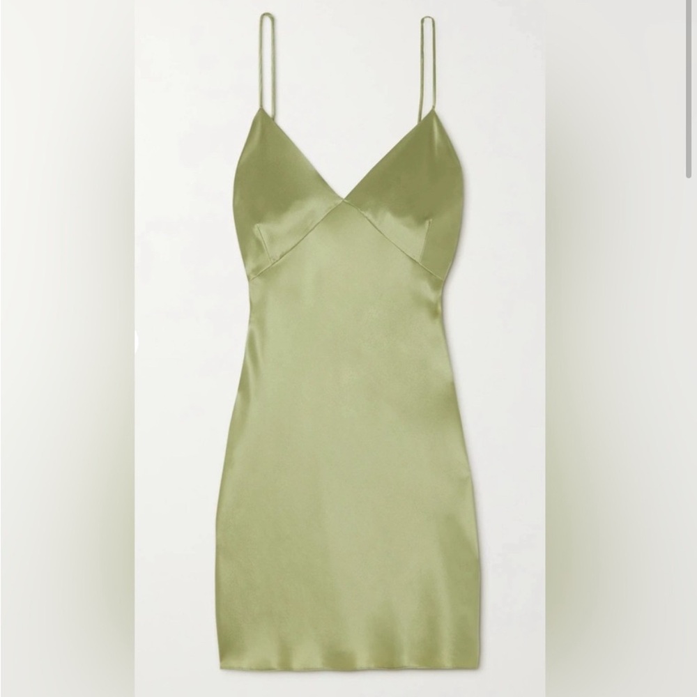 Olivia von Halle Sage Satin Chemise
